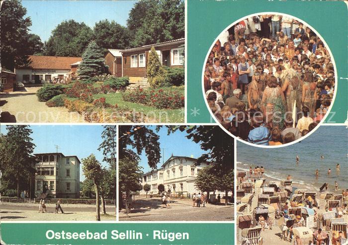 Sellin Ruegen Schullandheim Neptunfest FDGB Erholungsheime Cafe Frohsinn und Rug