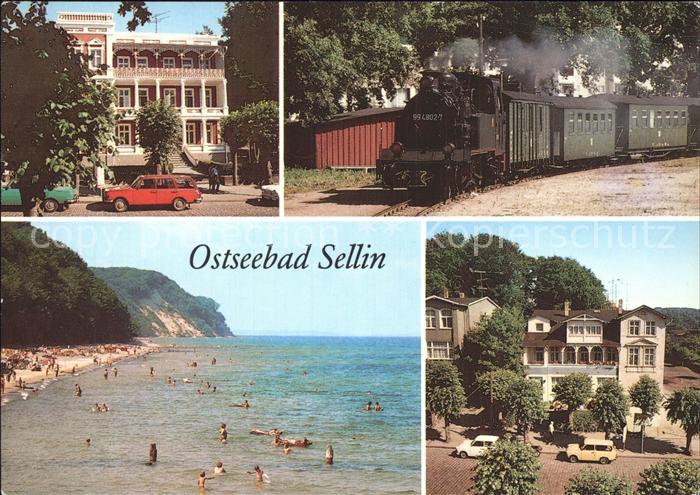 Sellin Ruegen FDGB Erholungsheim Haus Sellin Schmalspurbahn Rasender Roland Stra