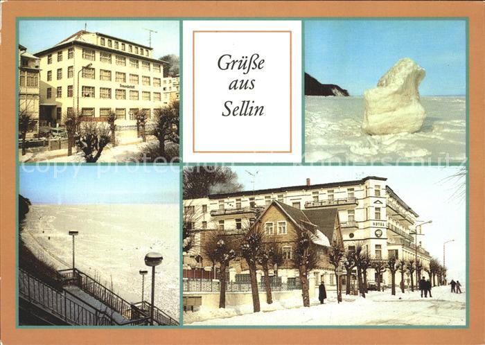 Sellin Ruegen Haus Freundschaft Eisgebilde Strand Hotel Frieden