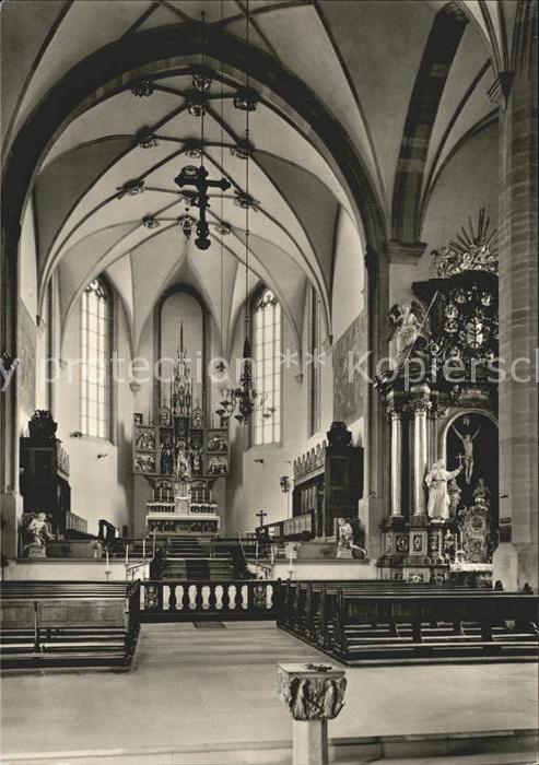 WueRZBURG Bayern Pfarrkirche St Burkhard Chor