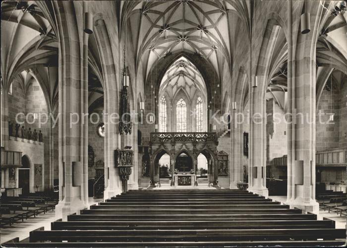 TueBINGEN BW Ev Stiftskirche Inneres