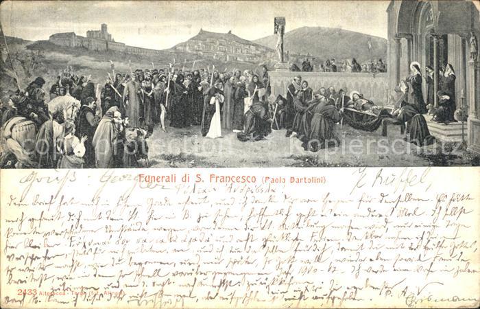 Religion Funerale S. Francesco d Assisi Kuenstler Paolo Bartalini