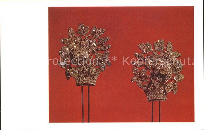 Schmuck Hairpins 18th century Brillants UssR Diamond Fund