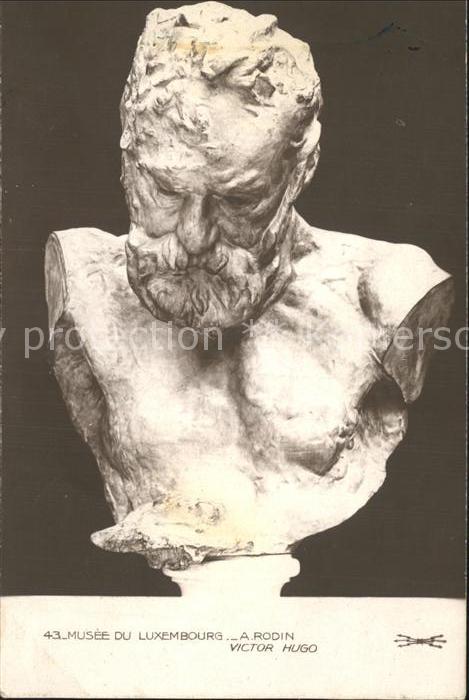 Skulpturen Victor Hugo A. Rodin Musee du Luxembourg