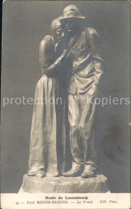 Skulpturen Paul Roger-Bloche Le Froid Musee du Luxembourg