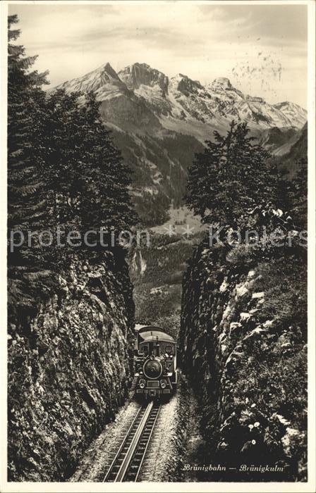 Bergbahn Bruenigbahn Bruenigkulm