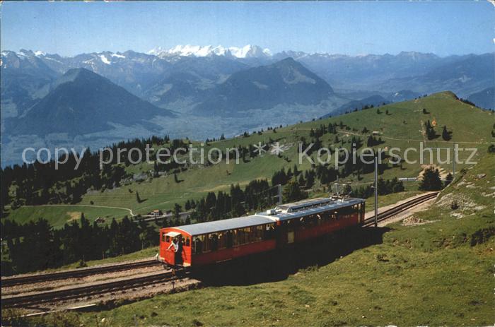 Zahnradbahn Vitznau-Rgi-Bahn Rigi-Kulm Unterwaldner- und Berner Alpen