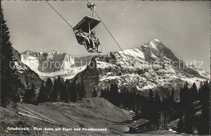 Sessellift First-Bahn Grindelwald Eiger Fiescherwand