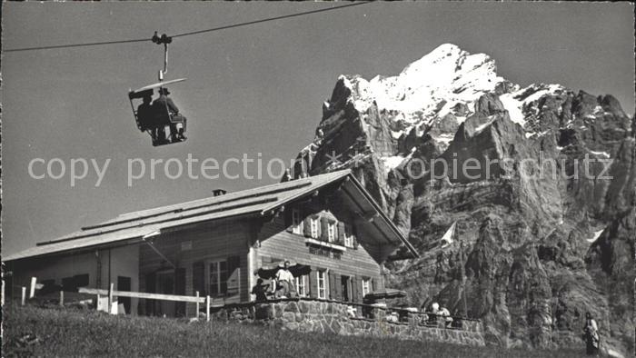 Sessellift Grindelwald Restaurant Bort Wetterhorn
