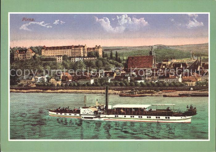 Dampfer Seitenrad Koenig Georg Pirna