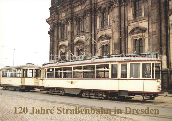 Strassenbahn Grosser Hecht Nr. 1716 120 Jahre Strassenbahn Dresden