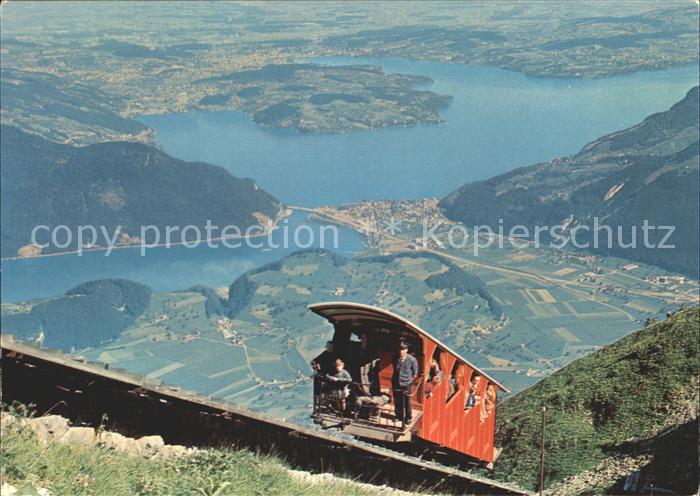 Zahnradbahn Stanserhornbahn Vierwaldstaettersee Luzern