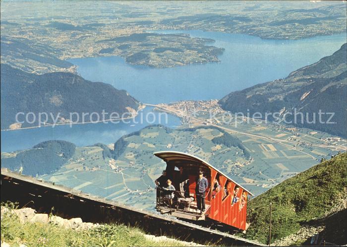 Zahnradbahn Stanserhorn-Bahn Vierwaldstaettersee Luzern