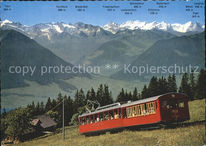 Zahnradbahn Vitznau-Rigi-Bahn Berner Alpen