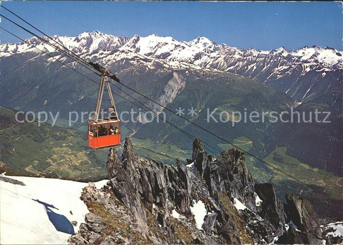 Seilbahn Fiesch-Eggishorn Blinnenhorn Ofenhorn Albrunhorn