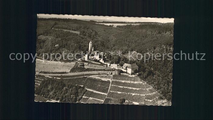 Neckarzimmern Fliegeraufnahme Burg Hornberg