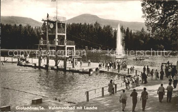Grossschoenau Sachsen Waldstrandbad Lausche