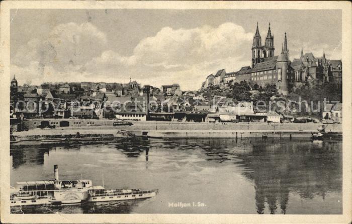 Meissen Elbe Sachsen Dampfer