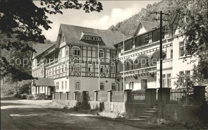 Bad Blankenburg FDGB-Erholungsheim Albert Haehnel