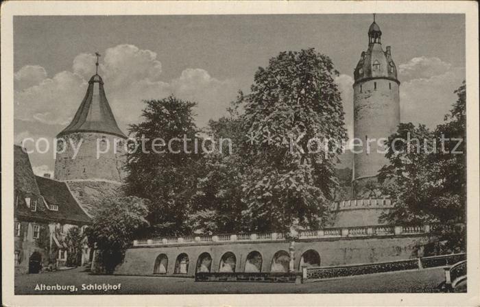 Altenburg Thueringen Schlosshof