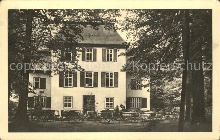 Schwarzburg Thueringer Wald Waldgaststaette Fasanerie