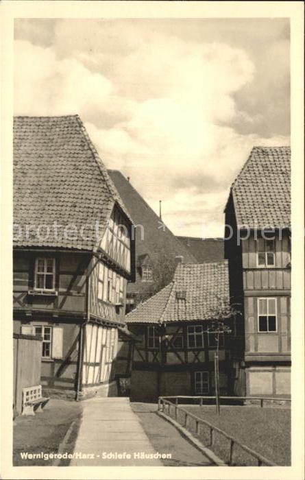 Wernigerode Harz Schlefe Haeuschen