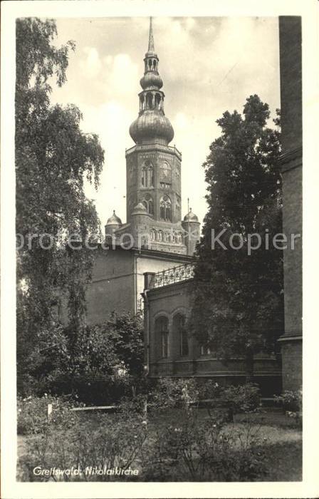Greifswald Mecklenburg Vorpommern Nikolaikirche