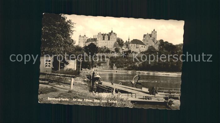 Bernburg Saale An der Faehre Schloss