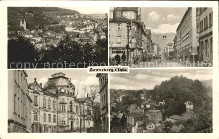Sonneberg Thueringen Stadtansichten Gebaeude