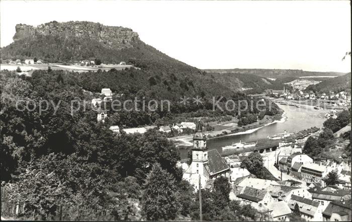 Koenigstein Saechsische Schweiz Lilienstein