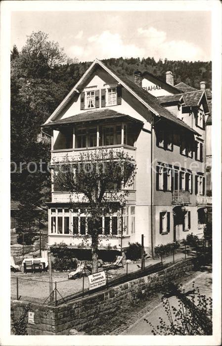 Herrenalb Bad Herrenalb Pension Luisenruh