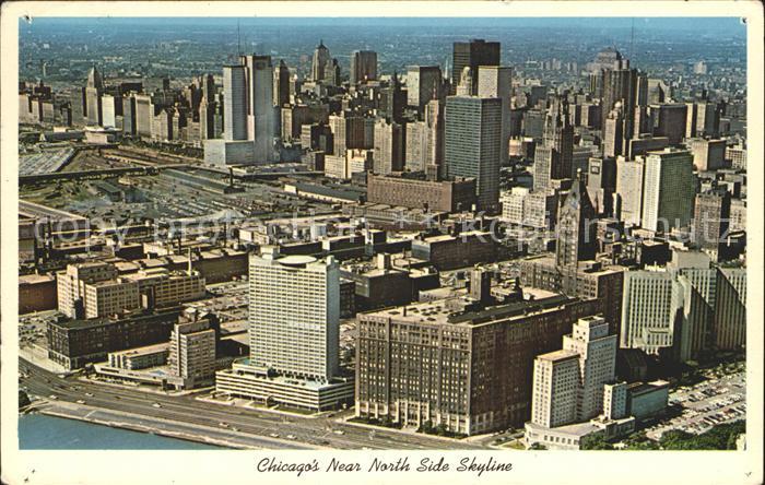 Chicago Illinois Skyline Veterans Hospital Holiday Inn Lake Tower Motel