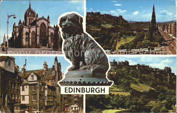 Edinburgh Scotland St. Giles Cathedral Princes Street Scott Monument John Knoxs