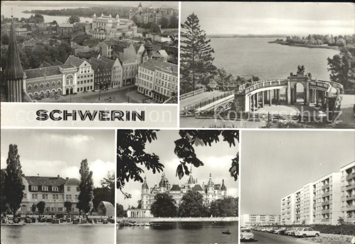 Schwerin Mecklenburg Dom Neubaugebiet Grosser Dresch Schloss