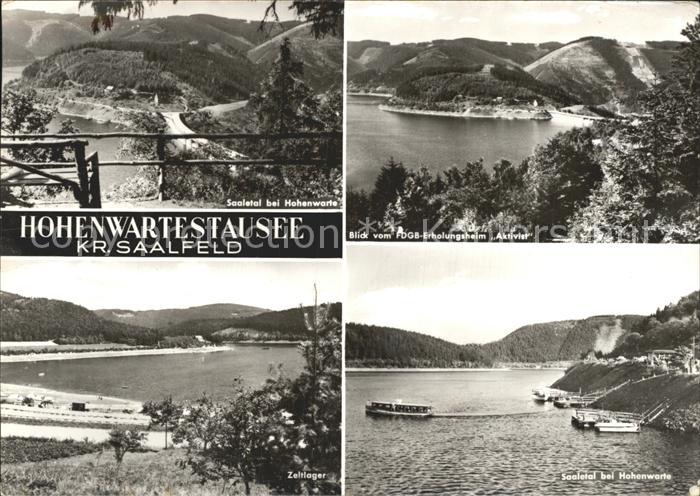 Hohenwarte Saaletal Stausee Zeltlager