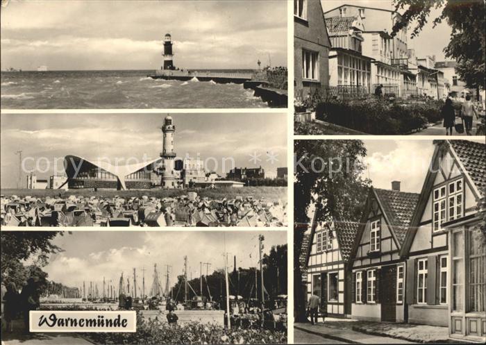 Warnemuende Ostseebad Mole Alten Strom