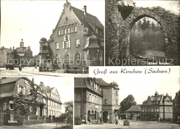 Kirschau Koerse Burgtor Post Rathaus Schule