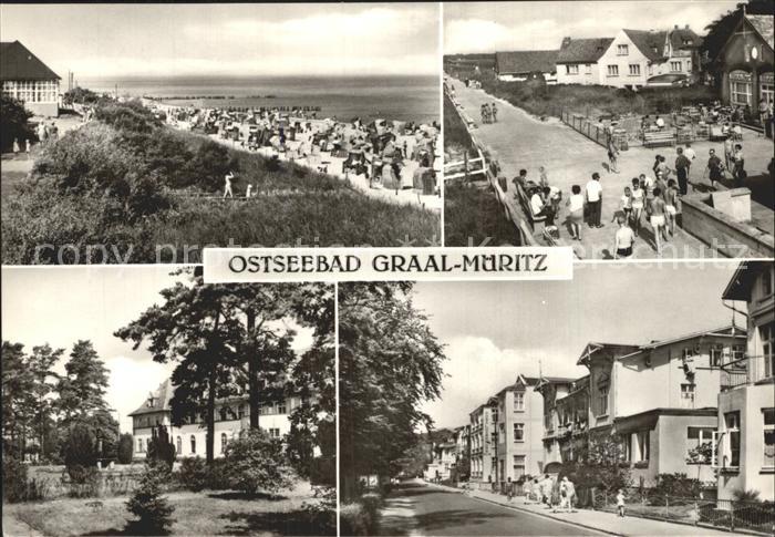 Graal-Mueritz Ostseebad Rosa-Luxemburg-Strasse Strandpromenade Richard Assmann
