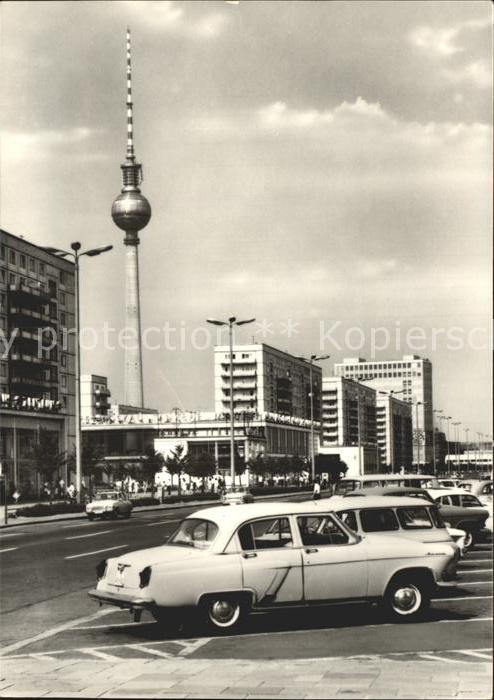 BERLIN  CITY Karl-Marx-Allee Fernseh UKW Turm