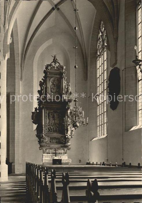 Bautzen Sachsen Dom St. Petri Suedschiff Hochaltar