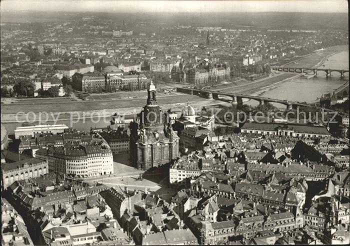 DRESDEN Elbe Neumarkt Frauenkirche
