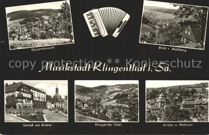 Klingenthal Vogtland Aschberg Kirche Rathaus Schloss