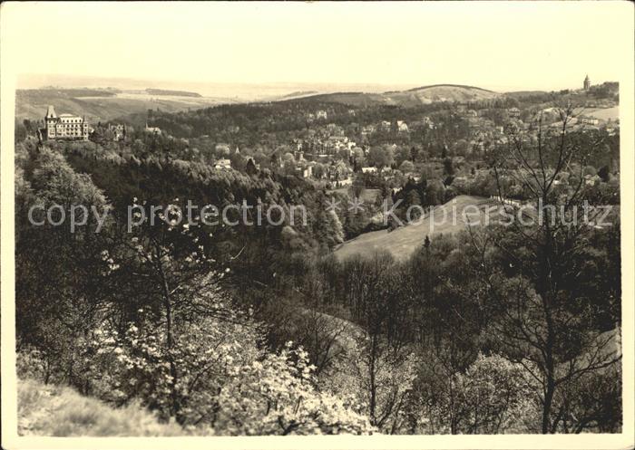 Eisenach Thueringen Blick von der Wartburg