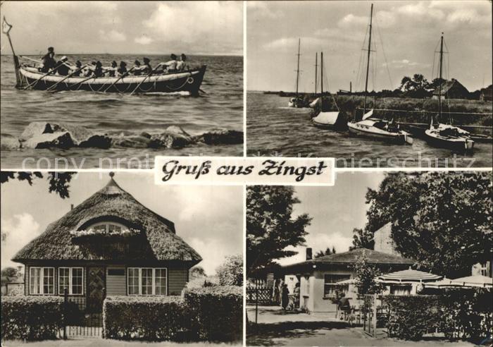 Zingst Ostseebad Boot Gebaeude Hafen