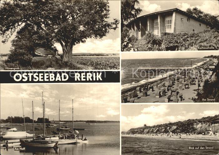 Rerik Ostseebad Huenengrab Strand Kurhaushalle Am Haff
