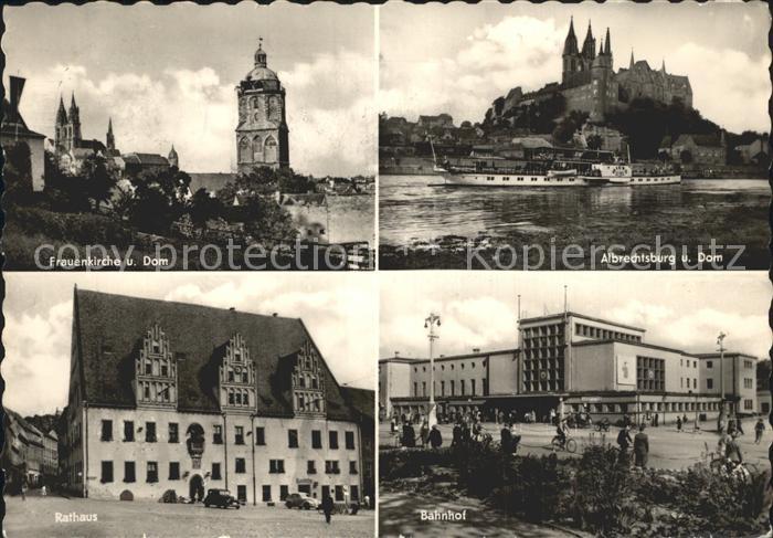 Meissen Elbe Sachsen Frauenkirche Dom Albrechtsburg Bahnhof Rathaus