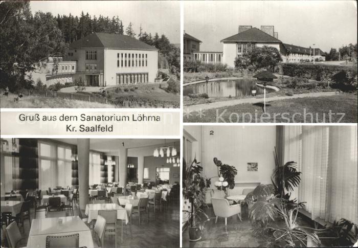 Munschwitz Sanatorium Loehma Speisesaal Wintergarten