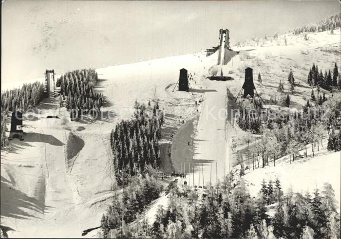 Oberwiesenthal Erzgebirge Sprungschanzen