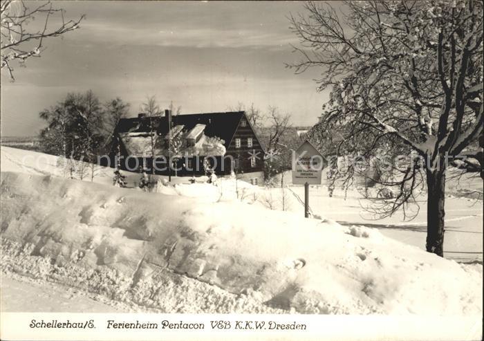 Schellerhau Ferienheim Pentacon VEB K.K.W. Dresden