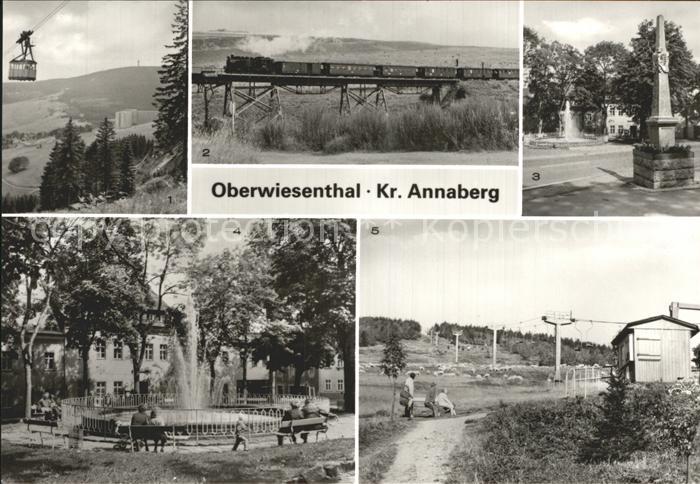 Oberwiesenthal Erzgebirge Keilberg Schmalspurbahn Cranzahl Postmeilensaeule Spri